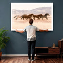 Wild Horse Wall Art Canvas Print – Framed Rustic Western Art by MyGreatCanvas | Canvas Wall Art Prints | Photo Prints & Wall Decor