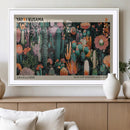 Yayoi Kusama Art Print Canvas – Abstract Mount Fuji Japanese
