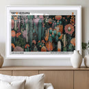 Modern Japanese Wall Art Canvas Print – Framed Abstract