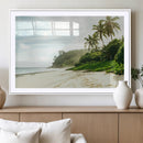 Relaxing Beach Wall Art Canvas Print – Framed Ocean View