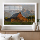 Rustic Barn Wall Art Canvas Print – Framed Grand Teton Park by MyGreatCanvas | Canvas Wall Art Prints | Photo Prints & Wall Decor