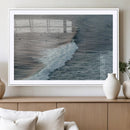Ocean Waves Wall Art Canvas Print – Framed Coastal Serenity
