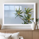 Palm Trees Wall Art Canvas Print – Framed Tropical Coastal