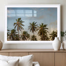 Palm Trees Wall Art Canvas Print – Framed Tropical Vibes
