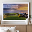 Pebble Beach Golf Wall Art Canvas Print – Iconic Coastal by MyGreatCanvas | Canvas Wall Art Prints | Photo Prints & Wall Decor