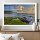 Pebble Beach Golf Links Wall Art Canvas Print – Iconic by MyGreatCanvas | Canvas Wall Art Prints | Photo Prints & Wall Decor