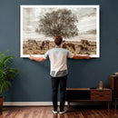 Texas Longhorn Cattle Wall Art, Rustic Western Ranch Canvas by MyGreatCanvas | Canvas Wall Art Prints | Photo Prints & Wall Decor