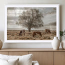 Texas Longhorn Cattle Wall Art, Rustic Western Ranch Canvas by MyGreatCanvas | Canvas Wall Art Prints | Photo Prints & Wall Decor
