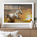 Galloping Horse Wall Art Canvas Print – Power Speed Freedom by MyGreatCanvas | Canvas Wall Art Prints | Photo Prints & Wall Decor