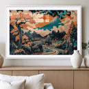 Japanese Landscape Wall Art Canvas Print – Mount Fuji by MyGreatCanvas | Canvas Wall Art Prints | Photo Prints & Wall Decor