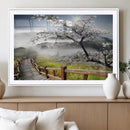 Sakura Cherry Blossom Pathway Canvas Wall Art – Tranquil