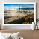 Misty Autumn Hills Wall Art Canvas Print, Foggy Forest by MyGreatCanvas | Canvas Wall Art Prints | Photo Prints & Wall Decor