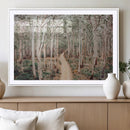 Forest Dirt Road Wall Art Canvas Print, Scenic Woodland by MyGreatCanvas | Canvas Wall Art Prints | Photo Prints & Wall Decor
