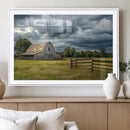 Rustic Stormy Barn Wall Art Canvas Print, Moody Country Farm by MyGreatCanvas | Canvas Wall Art Prints | Photo Prints & Wall Decor