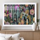 Colorful Desert Bloom Wall Art Canvas Print, Vibrant Cacti by MyGreatCanvas | Canvas Wall Art Prints | Photo Prints & Wall Decor