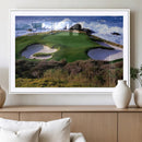 Ocean Cliff Golf Course Wall Art Canvas Print – Waves by MyGreatCanvas | Canvas Wall Art Prints | Photo Prints & Wall Decor