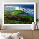 Coastal Golf Course Wall Art Canvas Print – Vibrant Green by MyGreatCanvas | Canvas Wall Art Prints | Photo Prints & Wall Decor