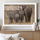Wild Elephant Wall Art Canvas Print by MyGreatCanvas | Canvas Wall Art Prints | Photo Prints & Wall Decor