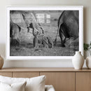 Wild Elephant Wall Art Canvas Print by MyGreatCanvas | Canvas Wall Art Prints | Photo Prints & Wall Decor