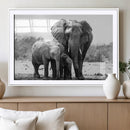 Elephant Family Africa Wall Art Canvas Print by MyGreatCanvas | Canvas Wall Art Prints | Photo Prints & Wall Decor