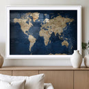 World Map Canvas Print – Framed Travel Map Wall Art for by MyGreatCanvas | Canvas Wall Art Prints | Photo Prints & Wall Decor