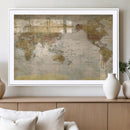 World Map Canvas Print – Detailed Map of the World Wall Art by MyGreatCanvas | Canvas Wall Art Prints | Photo Prints & Wall Decor