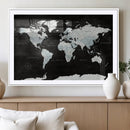 World Map Canvas Print – Framed Push Pin Wall Art, Color by MyGreatCanvas | Canvas Wall Art Prints | Photo Prints & Wall Decor