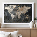 World Map Canvas Print – Detailed Map of the World Wall Art by MyGreatCanvas | Canvas Wall Art Prints | Photo Prints & Wall Decor