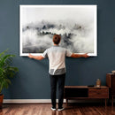 Foggy Forest Wall Art Canvas Print, Misty Pine Tree by MyGreatCanvas | Canvas Wall Art Prints | Photo Prints & Wall Decor