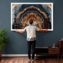 Abstract Wood Grain Canvas Print, Tree Ring Pattern Wall by MyGreatCanvas | Canvas Wall Art Prints | Photo Prints & Wall Decor