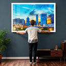 Atlanta Skyline Wall Art Canvas Print, Atlanta Downtown by MyGreatCanvas | Canvas Wall Art Prints | Photo Prints & Wall Decor