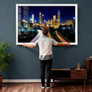 Atlanta Skyline Wall Art Canvas Print, Atlanta Downtown by MyGreatCanvas | Canvas Wall Art Prints | Photo Prints & Wall Decor