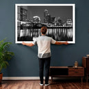Austin Skyline Wall Art Canvas Print, Austin Downtown Night by MyGreatCanvas | Canvas Wall Art Prints | Photo Prints & Wall Decor