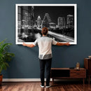 Austin Skyline Wall Art Canvas Print, Austin Downtown Night by MyGreatCanvas | Canvas Wall Art Prints | Photo Prints & Wall Decor