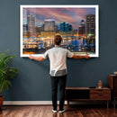 Baltimore Skyline Wall Art Canvas Print, Baltimore Downtown by MyGreatCanvas | Canvas Wall Art Prints | Photo Prints & Wall Decor