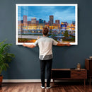 Baltimore Skyline Wall Art Canvas Print, Baltimore Downtown by MyGreatCanvas | Canvas Wall Art Prints | Photo Prints & Wall Decor