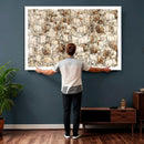 Farmhouse Animals Print - Abstract Farm Animal Drawing by MyGreatCanvas | Canvas Wall Art Prints | Photo Prints & Wall Decor