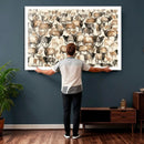 American Elk Wall Art Canvas Print - Abstract Deer Animal by MyGreatCanvas | Canvas Wall Art Prints | Photo Prints & Wall Decor