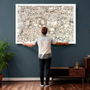 Abstract Bison Wall Art Canvas Print - Abstract Longhorn by MyGreatCanvas | Canvas Wall Art Prints | Photo Prints & Wall Decor