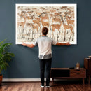 Gazelle Wall Art Canvas Print - Abstract Antelope Wall Art by MyGreatCanvas | Canvas Wall Art Prints | Photo Prints & Wall Decor
