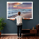 Ocean Sunset Wall Art Canvas Print – Coastal Beach by MyGreatCanvas | Canvas Wall Art Prints | Photo Prints & Wall Decor