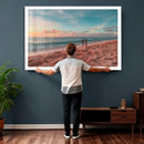 Pastel Beach Wall Art Canvas Print – Soft Coastal by MyGreatCanvas | Canvas Wall Art Prints | Photo Prints & Wall Decor