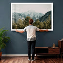 Mountain Forest Wall Art Canvas Print, Alpine Landscape by MyGreatCanvas | Canvas Wall Art Prints | Photo Prints & Wall Decor