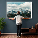 Mountain Forest Wall Art Canvas Print, Alpine Pine Tree by MyGreatCanvas | Canvas Wall Art Prints | Photo Prints & Wall Decor