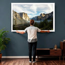 Yosemite Valley Mountain Wall Art Canvas Print, Granite by MyGreatCanvas | Canvas Wall Art Prints | Photo Prints & Wall Decor