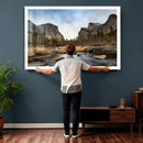 Yosemite Valley Mountain Landscape Wall Art Canvas Print, by MyGreatCanvas | Canvas Wall Art Prints | Photo Prints & Wall Decor