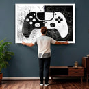 Abstract Gaming Controller Wall Art Canvas Print by MyGreatCanvas | Canvas Wall Art Prints | Photo Prints & Wall Decor