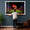 Auburn Stadium Wall Art Canvas Print, College Football Night by MyGreatCanvas | Canvas Wall Art Prints | Photo Prints & Wall Decor