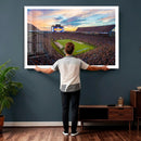 Auburn Stadium Sunset Wall Art Canvas Print, Jordan Hare by MyGreatCanvas | Canvas Wall Art Prints | Photo Prints & Wall Decor