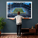 Detroit Lions Stadium Wall Art Canvas Print, Football Field by MyGreatCanvas | Canvas Wall Art Prints | Photo Prints & Wall Decor